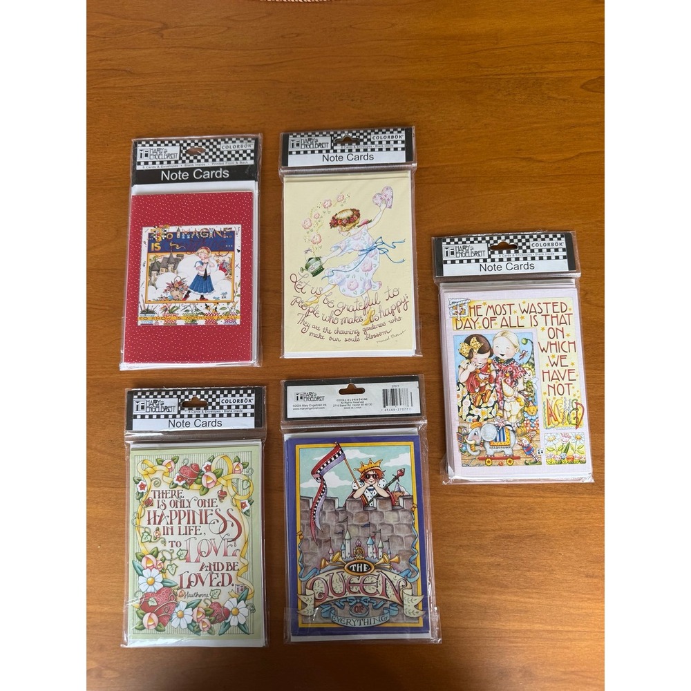Mary Engelbreit  notecards.   Lot of 5 packs